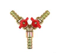 Interrupteur de valve de gaz en Y en laiton, joint à 3 voies pour gazoducs de gaz naturel, vanne de dérivation fiable avec design anti-fuite pour usage résidentiel et industriel, 66 x 11 mm