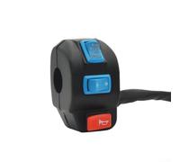 Interrupteur de vélo en alliage d'aluminium noir 22 mm (D)