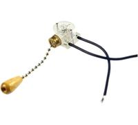 Interrupteur de ventilateur 1 jeu de cordons de rechange for ventilateur de plafond et applique murale, interrupteur à chaîne 3 A/220 V-250 V