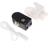 Interrupteur de ventilateur Interrupteur à tirette simple 2 broches/3 broches 200 V for lampe murale, lampe de chevet(B)