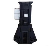 Interrupteur de verrouillage de porte de machine à laver DC64-01538A Pièce de rechange compatible avec les modèles Samsung en noir et blanc, idéal pour la sécurité du linge à la maison
