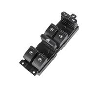 Interrupteur de Vitre Compatible Avec Skoda Pour Octavia 1U2 1U5 1996-2008 2009 2010 1J4959857B Bouton Commutation Commande Principale Lève-vitre Électrique 9 Broches(Window lock)