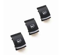 Interrupteur de vitre de voiture avec cadre de montage, boîtier de support pour Passat B6, Golf 5 MK5 6 MK6, Tiguan Rabbit 5ND 959 855 Interrupteur Bouton Bouton Poussoir(3xWindow Switch)