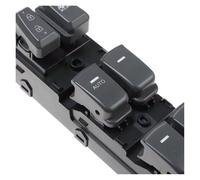 Interrupteur de vitre électrique pour Hyundai Sonata 2011-2014 (935703S000/93570-3S000/935703S000RAS) (Gris)