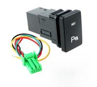 Interrupteur de voiture 12 V avec lumière LED et câble de 15 cm, matériau ABS, pour Toyota Camry, Yaris, Highlander, Prius, Corolla