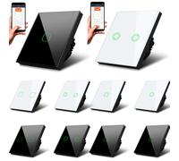Interrupteur d'éclairage Compatible avec Tuya APP Smart WiFi 2-fois Maclean