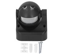 Interrupteur d'éclairage du capteur de mouvement - détection intelligente du corps avec plage de 12 m et angle 180 °, induction extérieure imperméable IP44 pour la réduction (type 1)