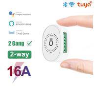 Interrupteur D'éclairage Intelligent Wifi 2 Voies, Module Disjoncteur, Bricolage, Application Smart Life/Tuya, Télécommande, Fonctionne Avec Alexa Echo Google Home