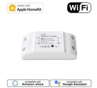 Interrupteur d'éclairage intelligent WiFi, minuterie de disjoncteur universelle, Smart Life APP, télécommande sans fil, fonctionne avec Alexa Google Home HomeKit, bricolage