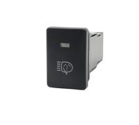 Interrupteur d'éclairage Interrupteur Poussoir De Lavage De Phare À Lumière Bleue, Bouton À 4 Fils Commutateur De Nettoyage De Phare Convient Pour Toyota, DC12V bouton de commande des phares