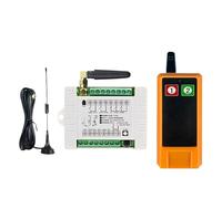 Interrupteur D'éclairage LED Sans Fil, Télécommande 2000 M, DC12V24V 36V 2 Canaux, Sortie Relais, Émetteur Radio RF Étanche Signal Stable Commande Précise(Set-1)