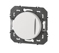 LEGRAND | Interrupteur Ou Va-Et-Vient Avec Voyant Lumineux, Gamme Dooxie, Fonction Lumineuse Pour Repérage Facile, Connexion Rapide Sans Outil, Finition Blanche Brillante