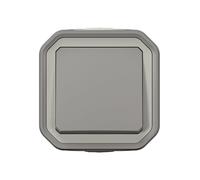 Interrupteur d'éclairage va-et-vient d'extérieur résistant aux intempéries, 1 module, 1 voie IP55 10A Legrand Plexo