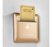 Interrupteur d'économie d'énergie à induction sans contact pour capteur de carte d'hôtel 125 kHz basse fréquence, retard de mise hors tension 15 à 20 secondes, large tension 40 V 220 V (argent)