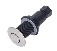 Interrupteur D'élimination des Déchets, Interrupteur en Acier Inoxydable Durable pour Chauffe-Eau électrique, activé par L'air pour L'élimination des Déchets de Cuisine, 1 et 1 Tuyau