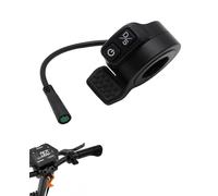 Interrupteur d'entraînement simple/double intégré compatible avec Kukirin G2 Master, 5 broches interrupteur d'alimentation de l'accélérateur pour contrôle de la vitesse avec le pouce Accessoires