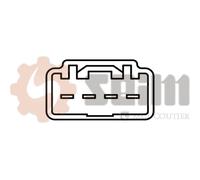 Interrupteur des feux de freins SEIM CS162