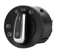 Interrupteur des phares Compatible Avec VW Pour Golf V 1K1 2004 2005 2006 2007 2008 Interrupteur Commande Phare Voiture Interrupteurs Phares Antibrouillard Accessoires Voiture OEM : 5ND941431A