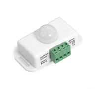 Interrupteur détecteur de mouvement pour 6A pour couloir escalier détecteur | Détection infrarouge haute sensibilité, marche/arrêt automatique, pour une capacité de charge de 6 A, compatible DC12 V/24 V