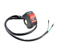 Interrupteur D'extinction De Guidon De Moto, Bouton D'alimentation Marche/arrêt Pour Moteur De Moto, ATV, DC12V/10A, Noir Universel Commutateurs de Guidon