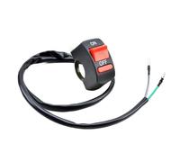Interrupteur d'extinction universel for guidon de moto, bouton marche/arrêt for moto, VTT, DC12 V/10 A, noir