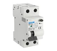Interrupteur différentiel - 1 pôle et neutre, 40 A, 30 mA, 6 kA, protège contre les surcharges et les fuites électriques, idéal pour la sécurité électrique à la maison