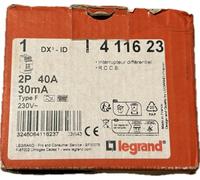 Legrand Interrupteur différentiel Type F 40 A 30 mA 230 V Vis/vis G
