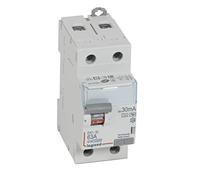 Interrupteur différentiel 2P 230V~ 63A type F 30mA - 2 modules LEGRAND