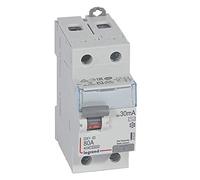 Interrupteur différentiel 2P 230V~ 80A type AC 30mA - 2 modules