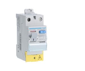 Interrupteur différentiel 2P 40A 30mA type A à bornes decalees - HAGER CDA743F