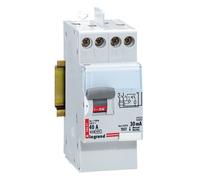 Legrand - Interrupteur différentiel bipolaire - 2P - type A 30mA arrivée haut/départ haut 40A