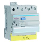 Interrupteur différentiel 3P+N 63A 300mA type AC à bornes décalées 50/60HZ - HAGER CFC864F