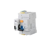 Electraline 87016 Interrupteur différentiel, 40 A, 1P+N, 30 mA, 2 modules de type A, réarmement automatique, gris