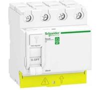 Interrupteur différentiel 63A type A 30mA 3P+N peignable Resi9 XP Schneider