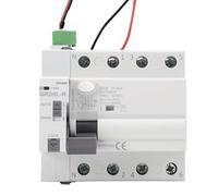 Interrupteur Différentiel à Réarmement Automatique Disjoncteur triphasé (3P+N) 40A 300mA Type A. Super Immunisé (Comprend des câbles de raccordement) 4P 40A 300mA