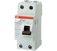 ABB Interrupteur différentiel FH202 63A 30mA AC 2 modules 230V Protection salle d'eau