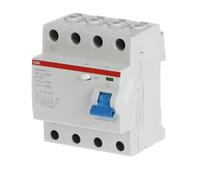 INTERRUPTEUR DIFFÉRENTIEL ABB- F200 - 4P - 63A - 30MA - TYPE AC