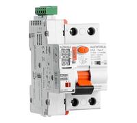 Interrupteur Différentiel Auto-Réarmable Type F 63A 30mA, 1P+N 6kA, 3 Modules, 3 Tentatives 10s/60s/300s, Onduleur, Pompe