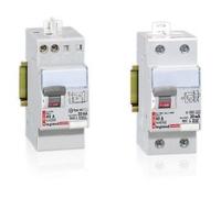 411632 Interrupteur différentiel DX3 2P 40A type AC 30mA arrivée haute + départ haut - 2 modules - Legrand