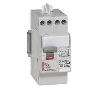 Interrupteur différentiel bipolaire DX3 de type AC 30mA - 25A