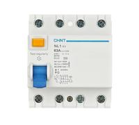 Interrupteur différentiel CHINT NL1-63 4P 25A 30mA Type AC 6kA RCCB