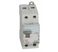 Interrupteur différentiel 2P 230V~ 25A type AC 30mA - 2 modules