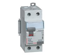 Interrupteur différentiel DX³-ID 2P 230 V 40 A type AC 300 mA LEGRAND 411525