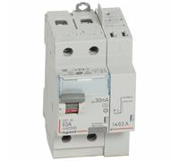 Interrupteur différentiel DX³-ID 2P 230 V 63 A type AC 30 mA LEGRAND 411633