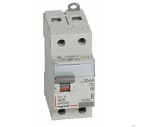 Interrupteur différentiel DX³-ID 2P 230V 40A type A 30mA - LEGRAND - 411555