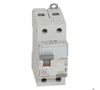 Interrupteur différentiel DX³-ID 2P 230V 63A type AC 30mA - LEGRAND - 411506