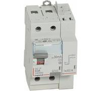 Interrupteur différentiel DX³-ID 2P 230V 63A type AC 30mA - LEGRAND - 411633