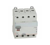 411660 Legrand Interrupteur différentiel tétrapolaire 25A type AC 30mA - 4 modules