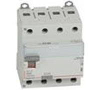 Legrand Interrupteur différentiel DX³-ID 4P 400V type AC 4M 30mA 40A arrivée haute/départ bas Noir