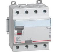 411662 Legrand Interrupteur différentiel tétrapolaire 63A type AC 30mA - 4 modules - Bornes alignées